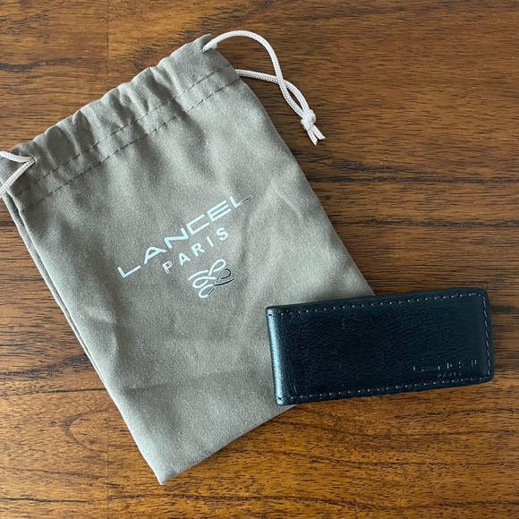 Lancel Paris Leather Money Clip - With Box - Picture 3 of 6